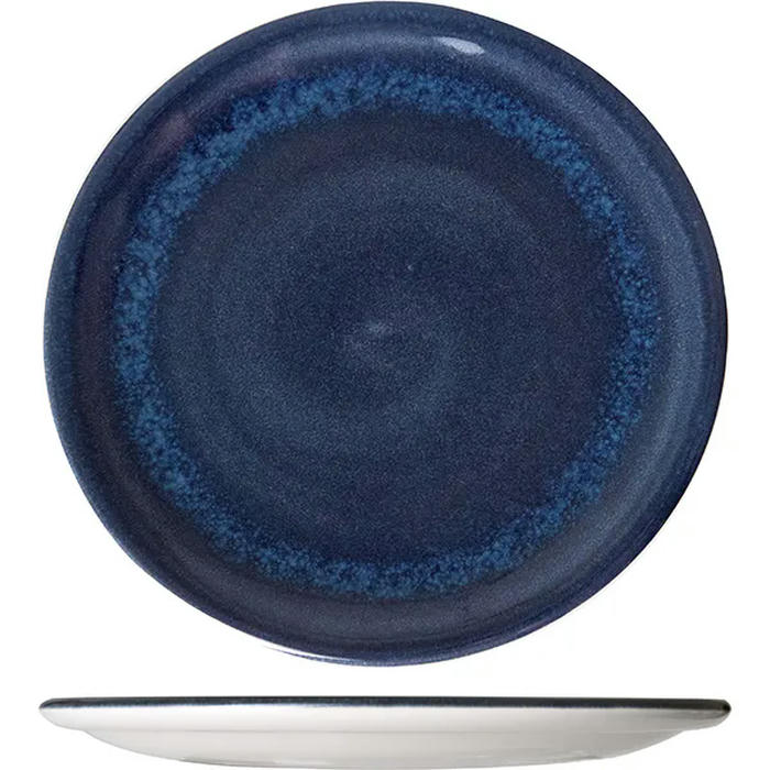 Тарелка пирожковая «Визувиус Ляпис» фарфор D=152,H=12мм синий