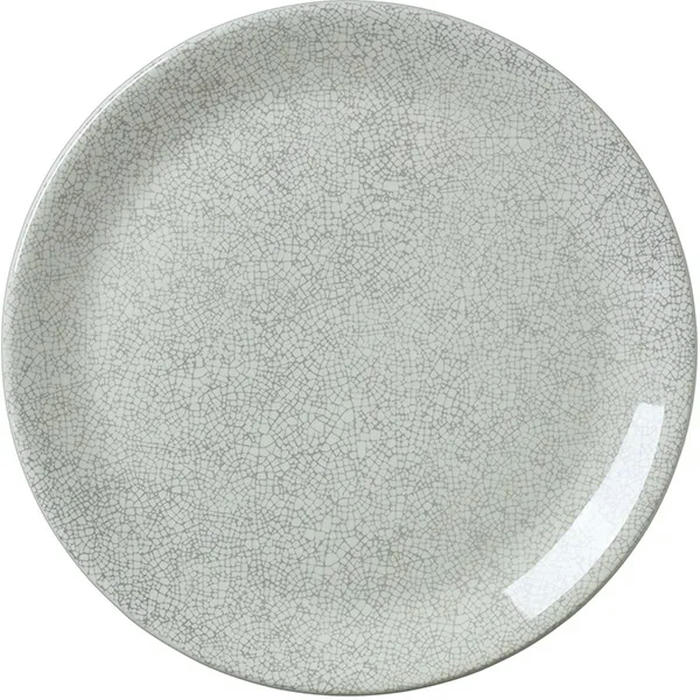 Тарелка мелкая «Инк Грэй» фарфор D=30см белый