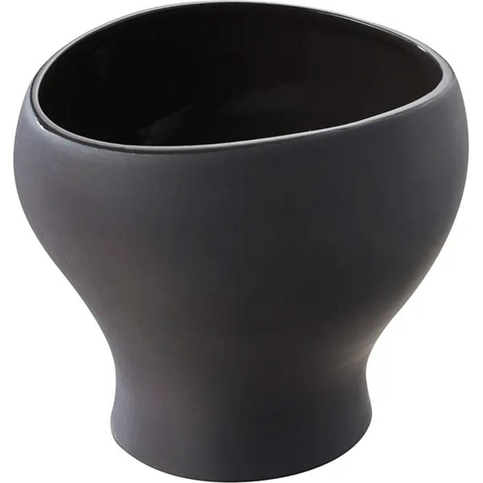 Чашка бульонная керамика 450мл D=10,3см черный