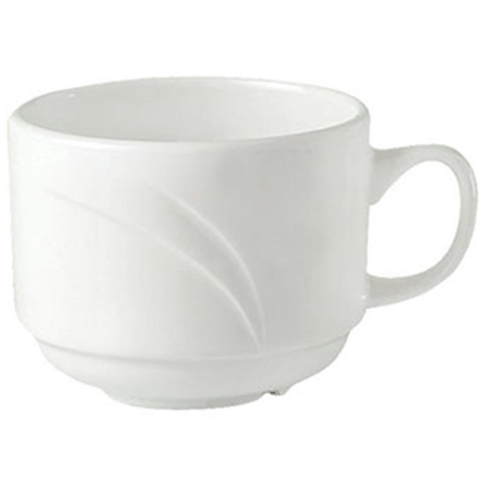 Чашка чайная «Алво» фарфор 213мл белый