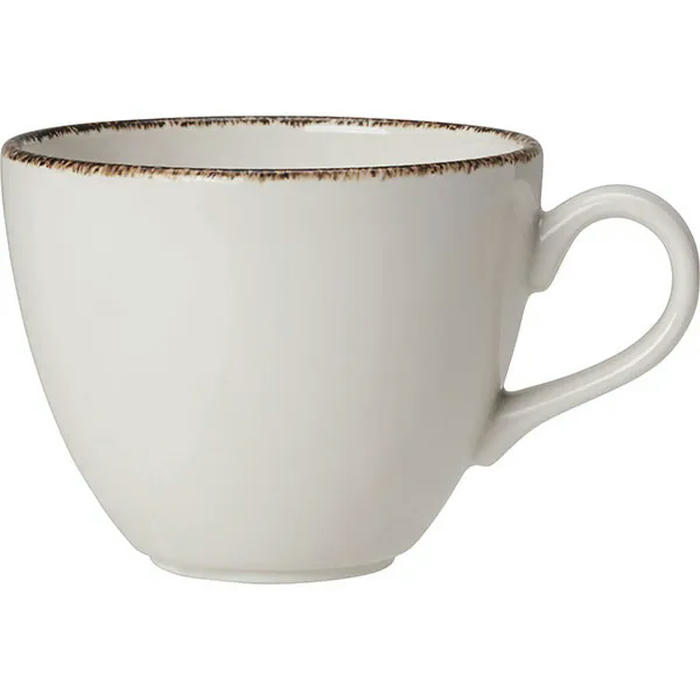 Чашка чайная «Браун Дэппл» фарфор 228мл D=9см белый,коричнев