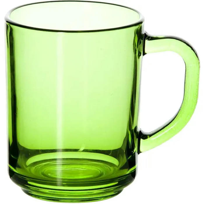 Кружка «Энджой» стекло 250мл зелен