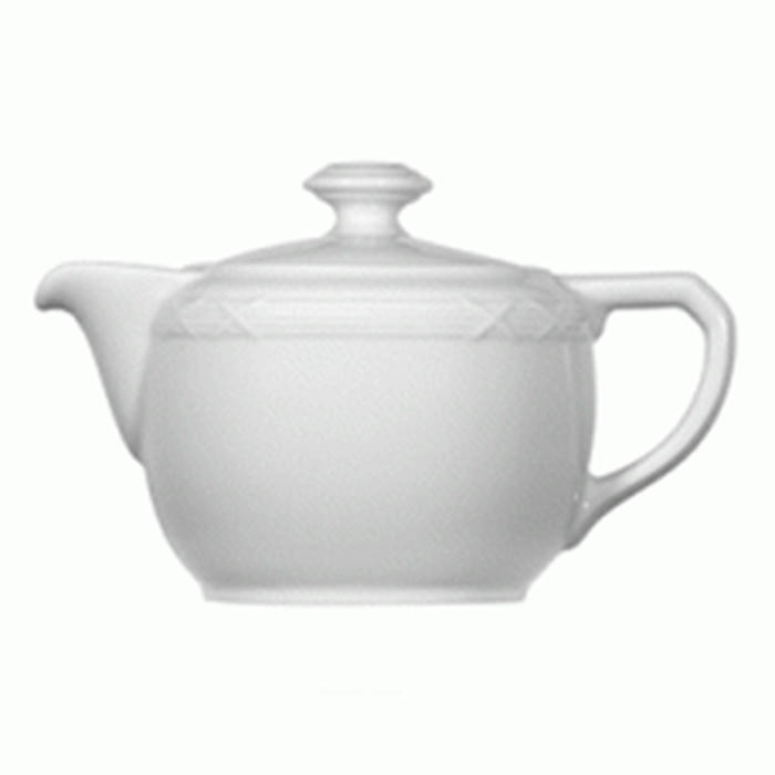Чайник «Штутгарт(декор)» фарфор 400мл белый,зелен