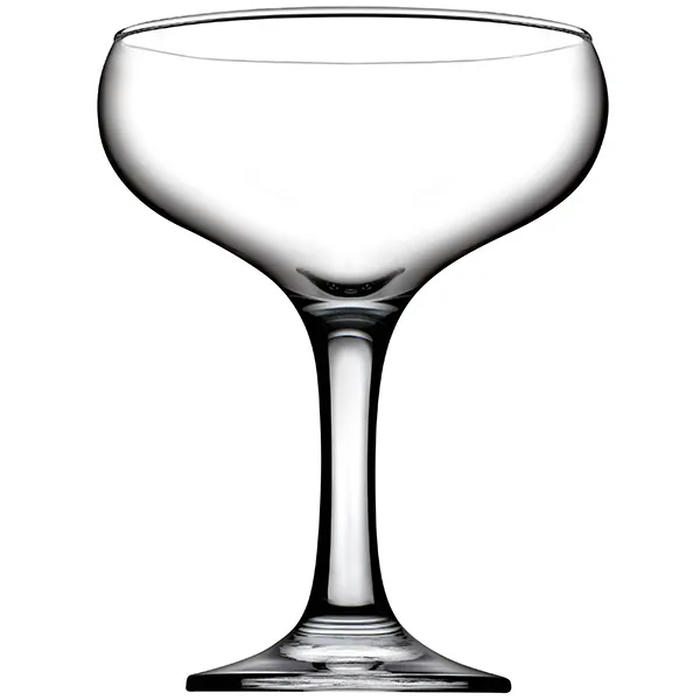 Шампан.-блюдце «Бистро» стекло 260мл D=95/63,H=132мм прозр