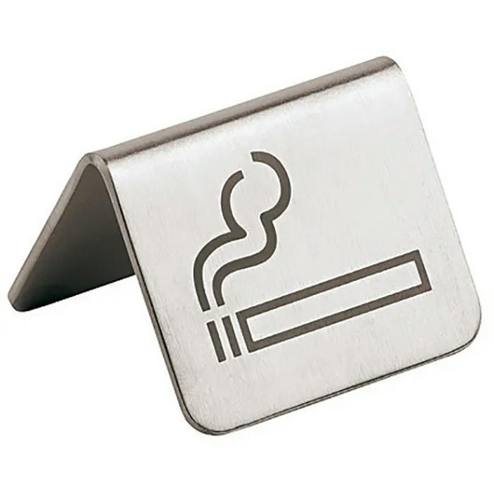 Табличка «Можно курить» сталь нерж. ,H=35,L=55,B=50мм хромиров