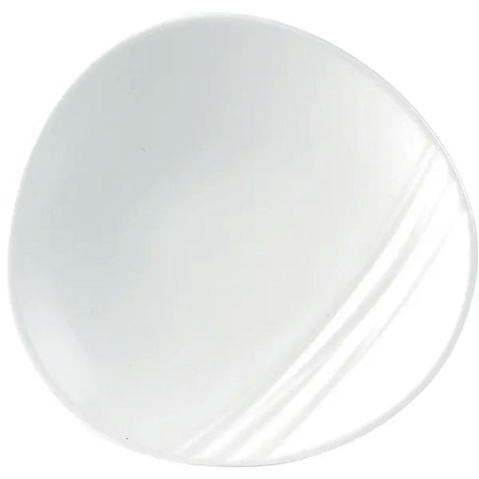 Тарелка пирожковая «Органикс» фарфор D=152,H=20мм белый