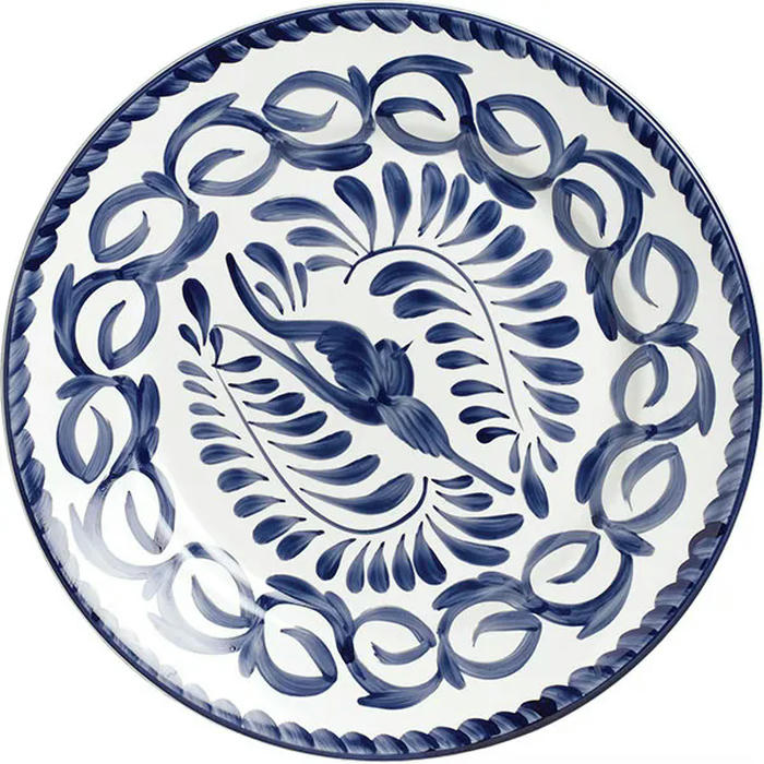 Тарелка пирожковая «Пуэбла Блю» фарфор D=15,8см белый,синий