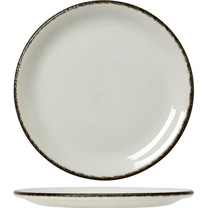 Тарелка пирожковая «Чакоул Дэппл» фарфор,фарфор D=15,H=2см белый,черный