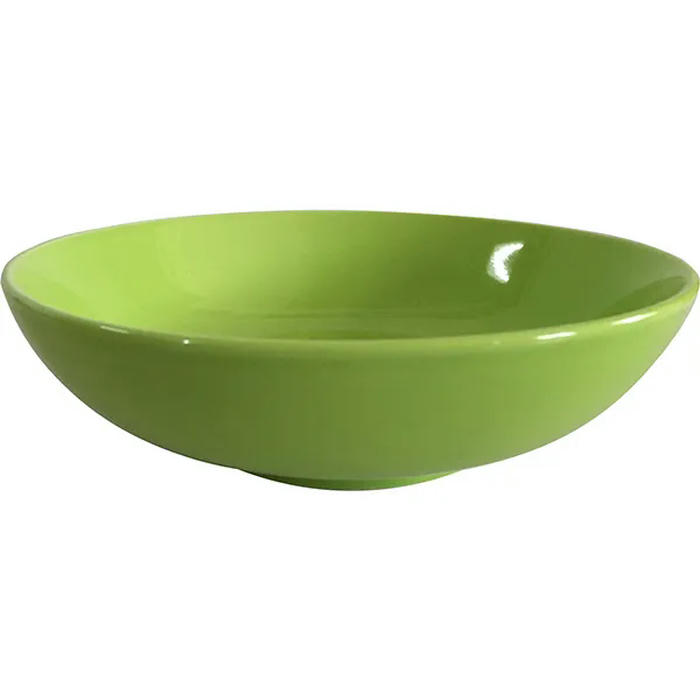 Тарелка глубокая керамика D=18см зелен