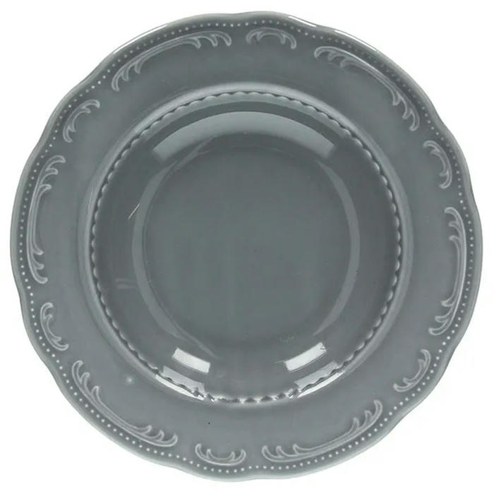 Тарелка глубокая «В.Виена Шарм» фарфор 300мл D=230,H=35мм серый