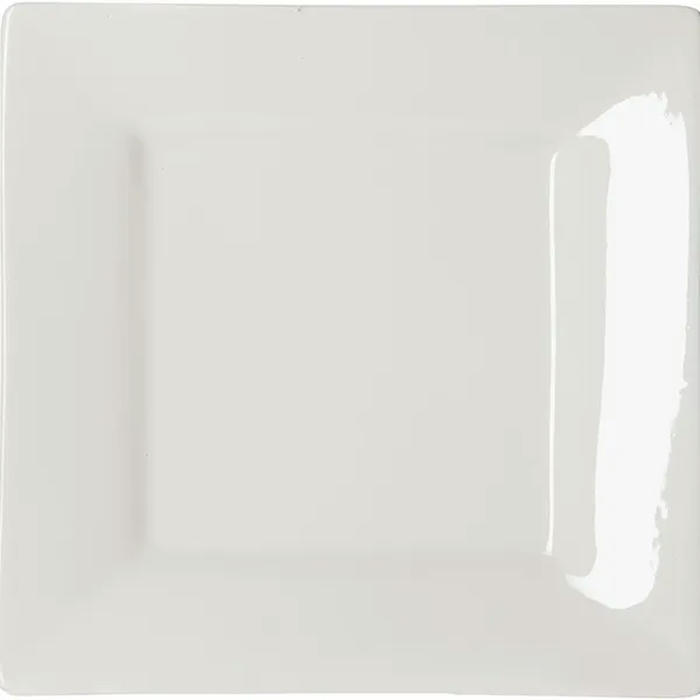 Тарелка квадратная «Кунстверк» фарфор ,H=31,L=294,B=294мм белый