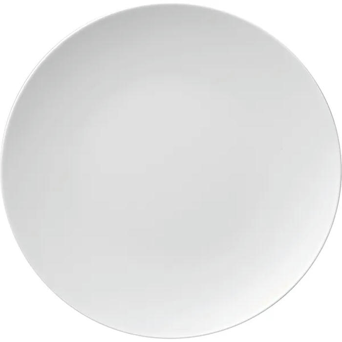 Тарелка мелкая «Медалион Вайт» фарфор D=28см белый
