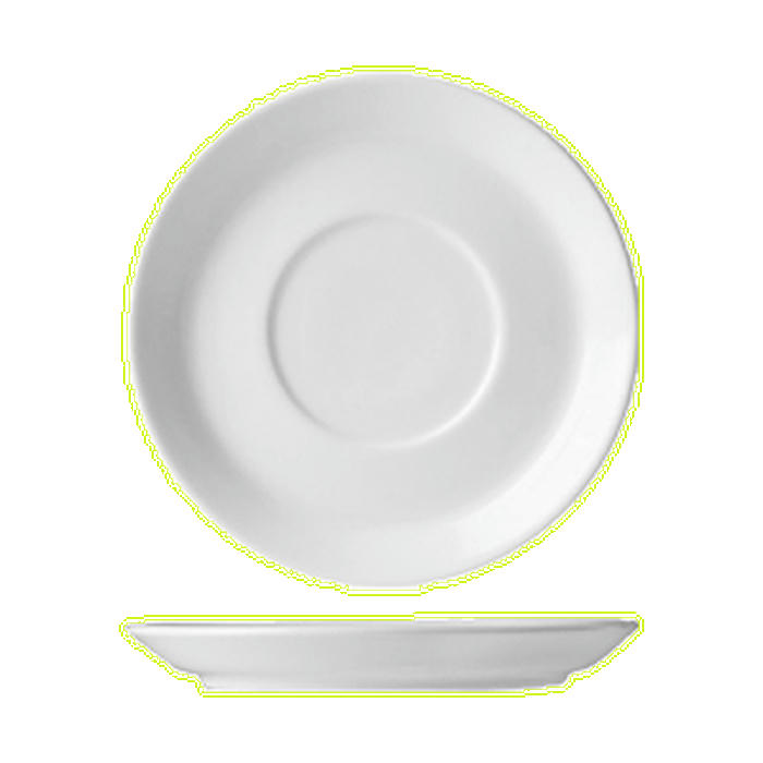 Блюдце «Акапулько» фарфор D=116,H=15мм белый
