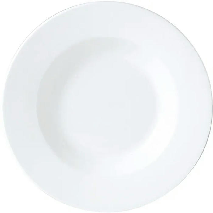 Блюдо круглое глубокое «Симплисити» фарфор 0,6л D=300,H=32мм белый