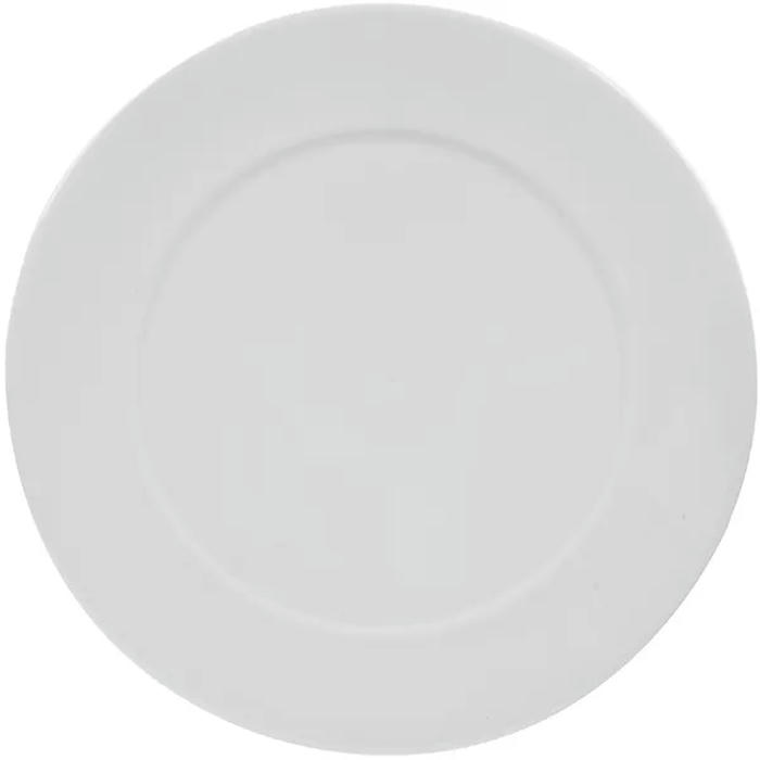 Блюдо круглое «Монако» фарфор D=30см белый