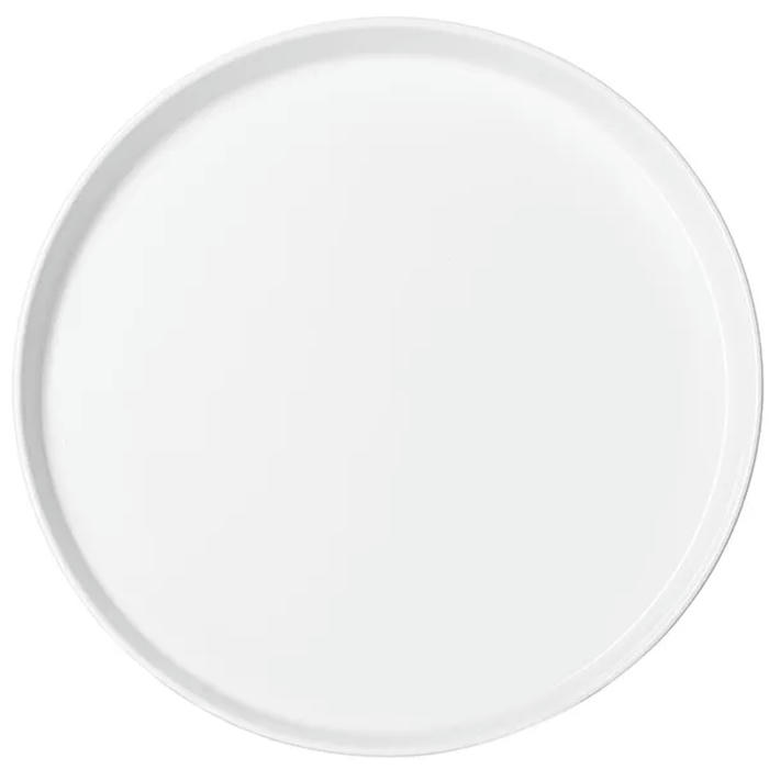 Блюдо круглое с бортом «Кунстверк» фарфор D=22,5см белый