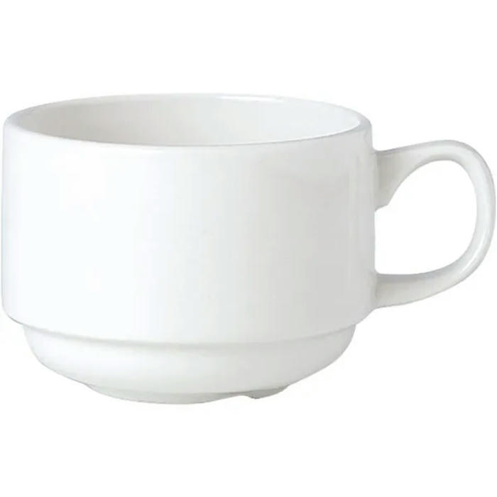 Чашка кофейная «Симплисити» фарфор 100мл D=65,H=50,L=85мм белый