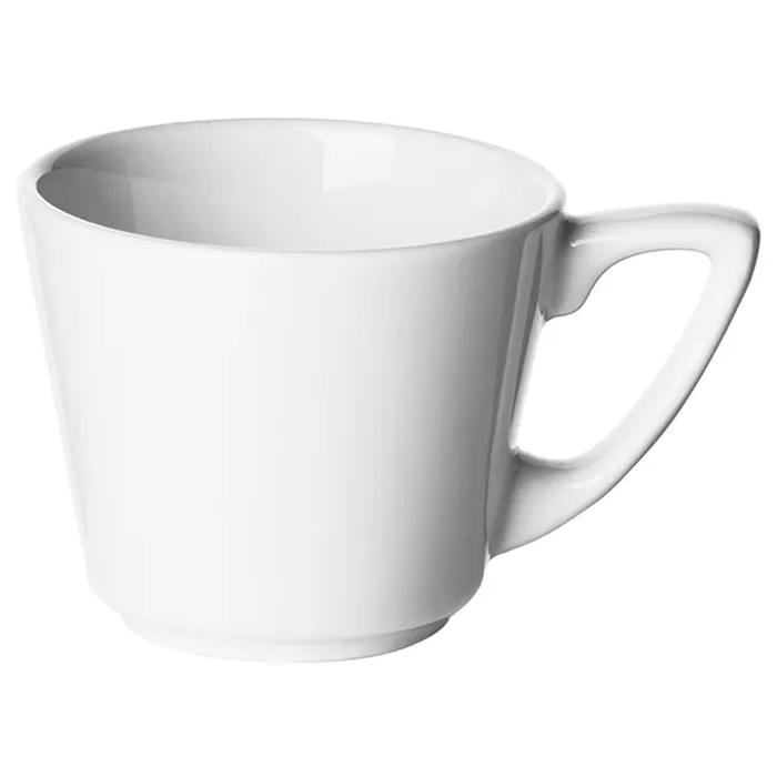 Чашка кофейная «Шиир Вайт» фарфор 85мл D=65,H=52,L=85мм белый