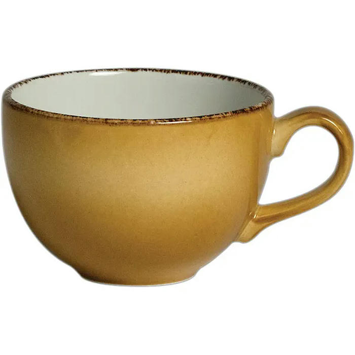 Чашка чайная «Террамеса мастед» фарфор 340мл D=10,H=7см горчич