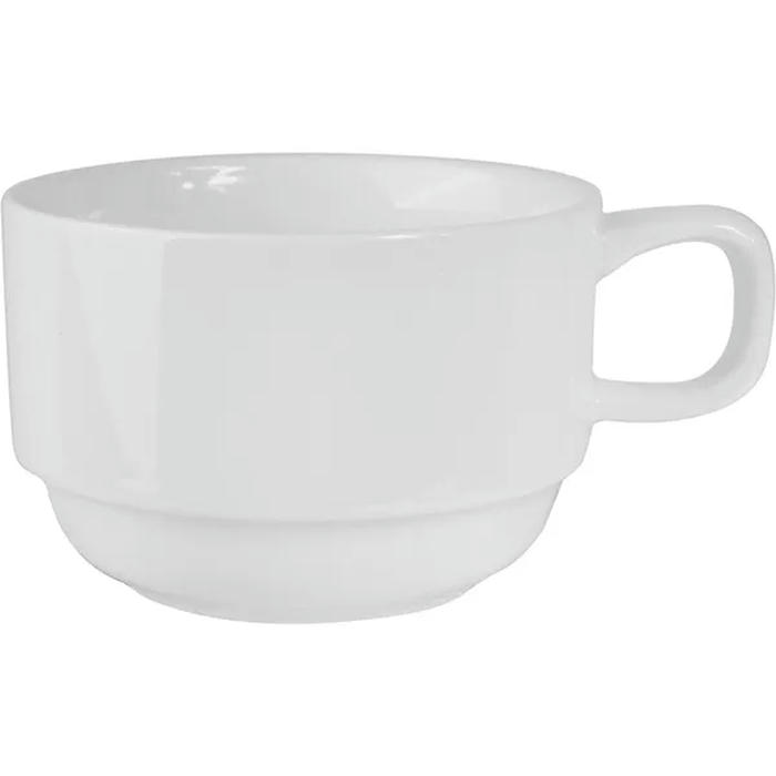 Чашка чайная «Кунстверк» фарфор 195мл D=85,H=55,L=110мм белый