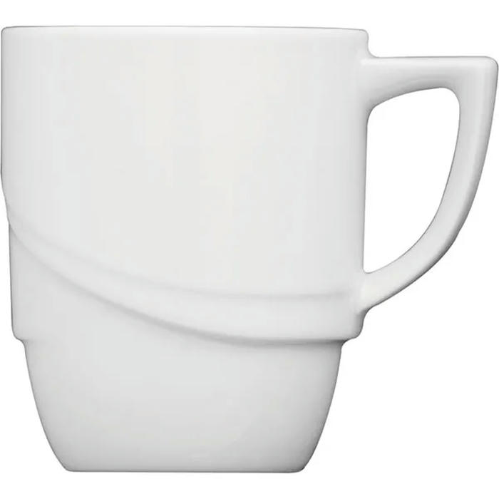 Чашка чайная «Атлантис» фарфор 270мл D=80,H=95,L=110,B=80мм белый