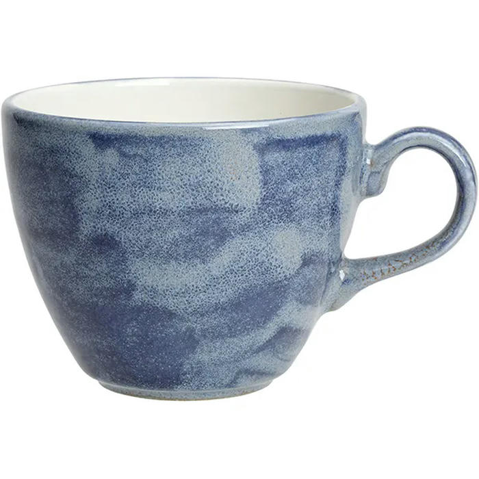 Чашка чайная «Революшн Блюстоун» фарфор 228мл D=9см синий,белый
