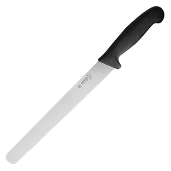 Нож для тонкой нарезки сталь нерж.,пластик ,L=41/27,B=3см черный,металлич