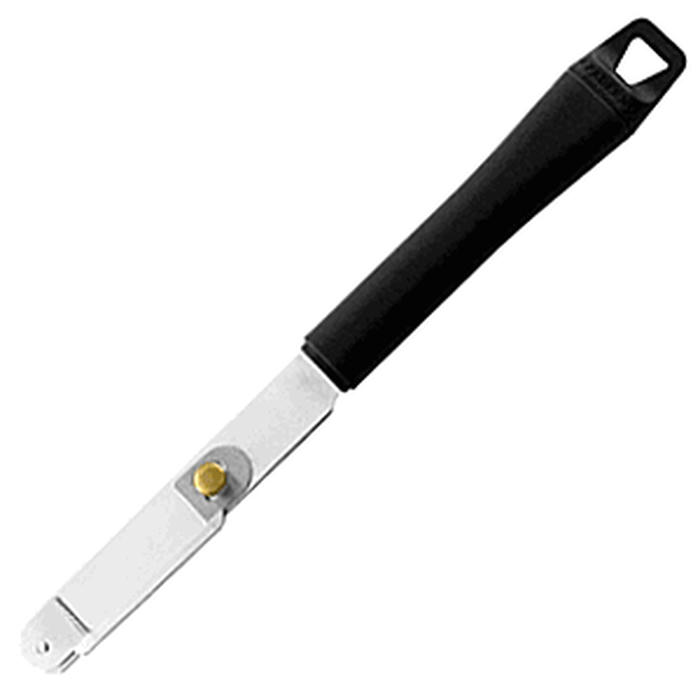 Нож д/чистки спаржи сталь,пластик ,L=240/110,B=24мм черный,металлич