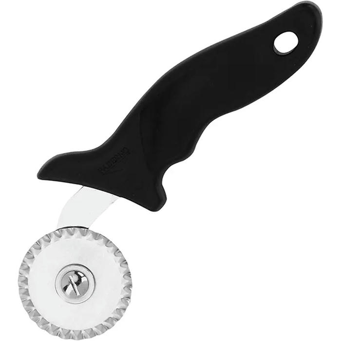 Нож ролик. д/теста фигурный пластик,сталь нерж. D=55,H=55мм черный,металлич