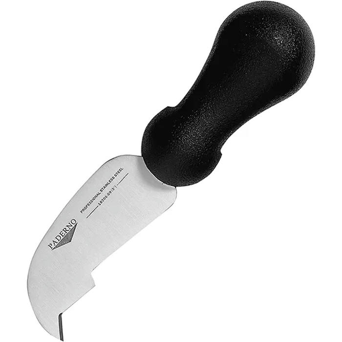 Нож для сыра сталь нерж.,полипроп. ,L=9см черный,металлич