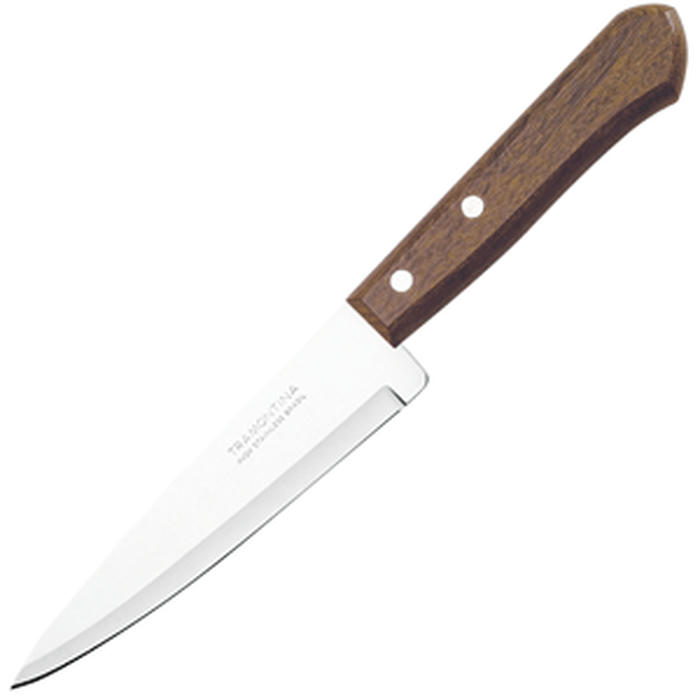 Нож поварской сталь,дерево ,L=300/175,B=40мм коричнев.,металлич