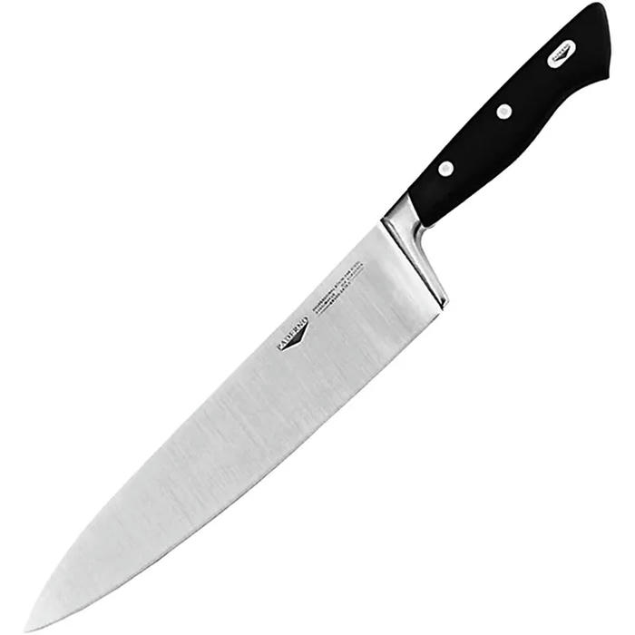 Нож поварской ,L=24см черный,металлич