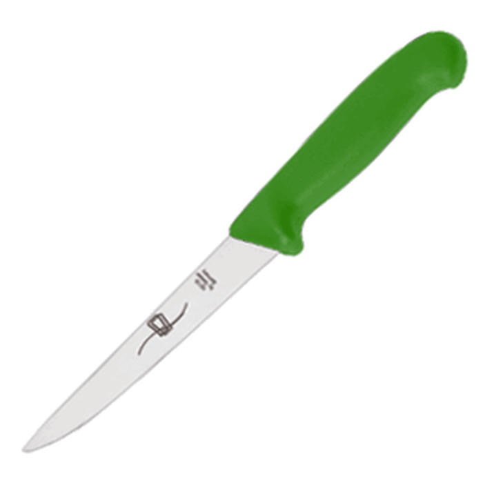 Нож обвалочный сталь,пластик ,L=130,B=45мм зелен.,металлич