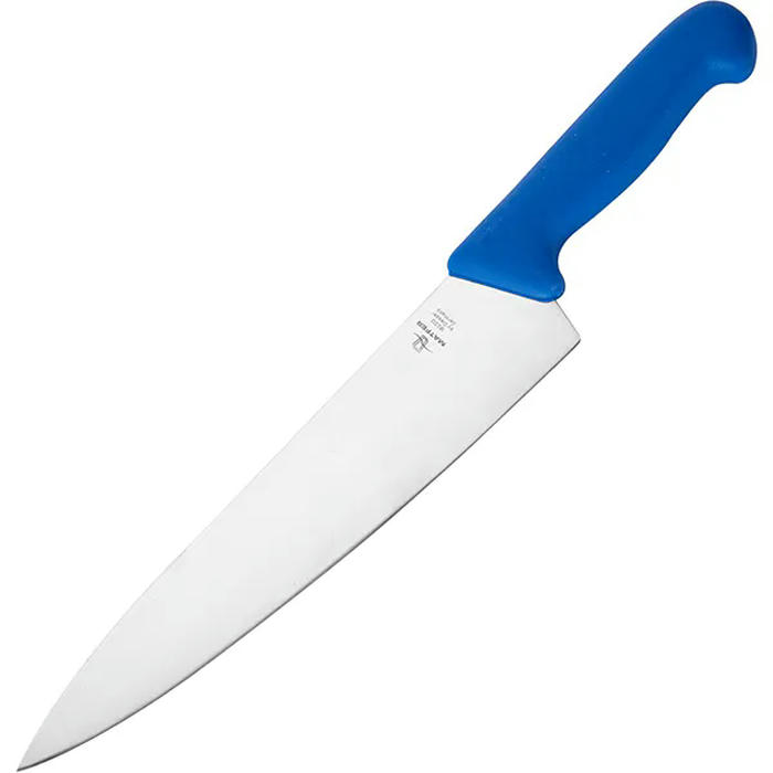 Нож поварской «Шефс» сталь нерж.,пластик ,L=26см голуб