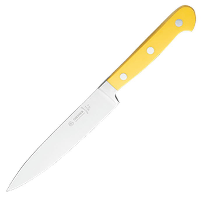 Нож для филе гибкий сталь нерж.,пластик ,L=29/18,B=3см желт.,металлич