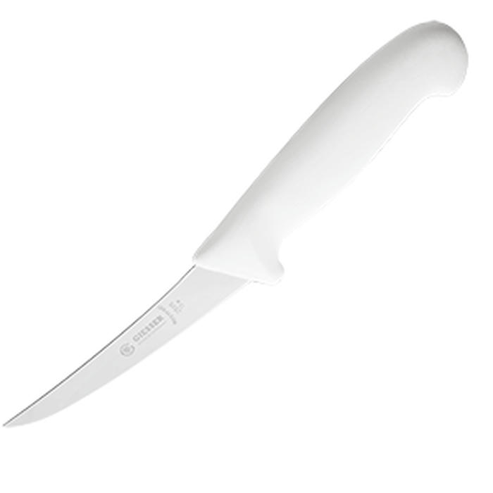 Нож для обвалки мяса сталь нерж.,пластик ,L=257/125,B=22мм белый,металлич