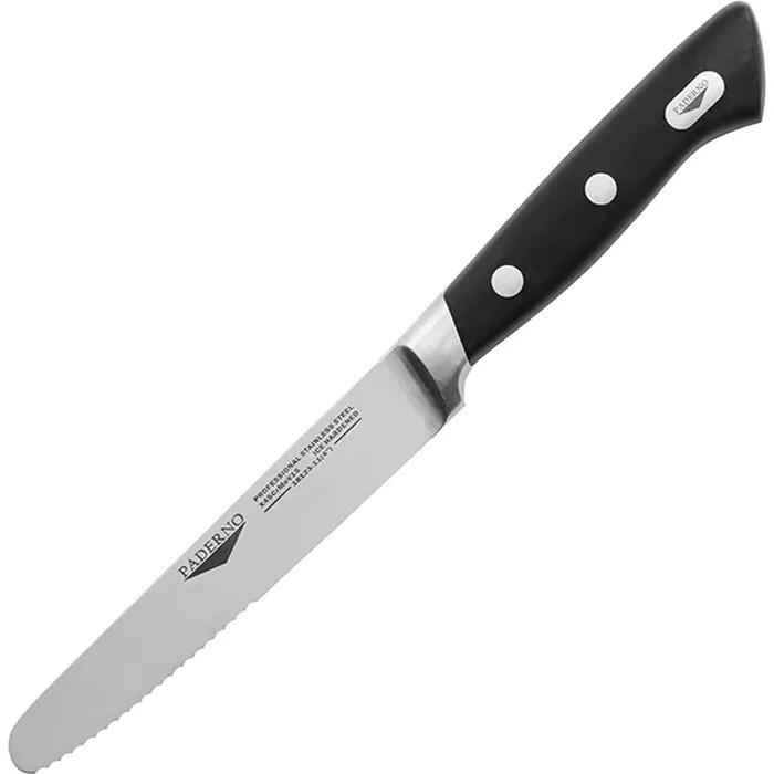 Нож кухонный ,L=11,B=2см черный,металлич