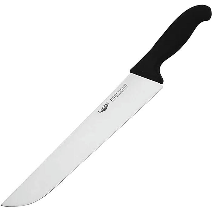 Нож д/разделки мяса сталь нерж. ,L=30см черный,металлич