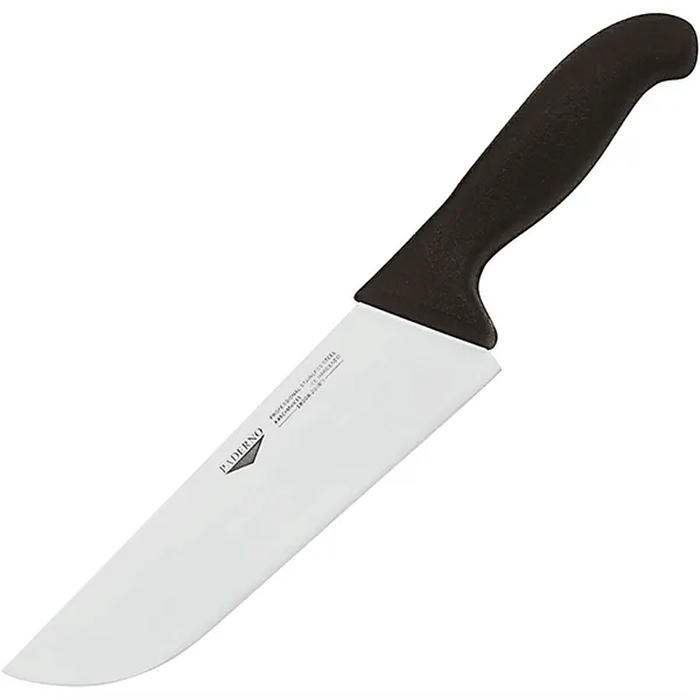 Нож поварской сталь нерж. ,L=20см черный,металлич