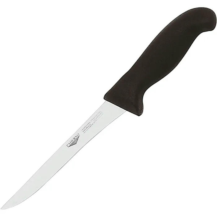 Нож для обвалки мяса сталь нерж. ,L=16см черный,металлич
