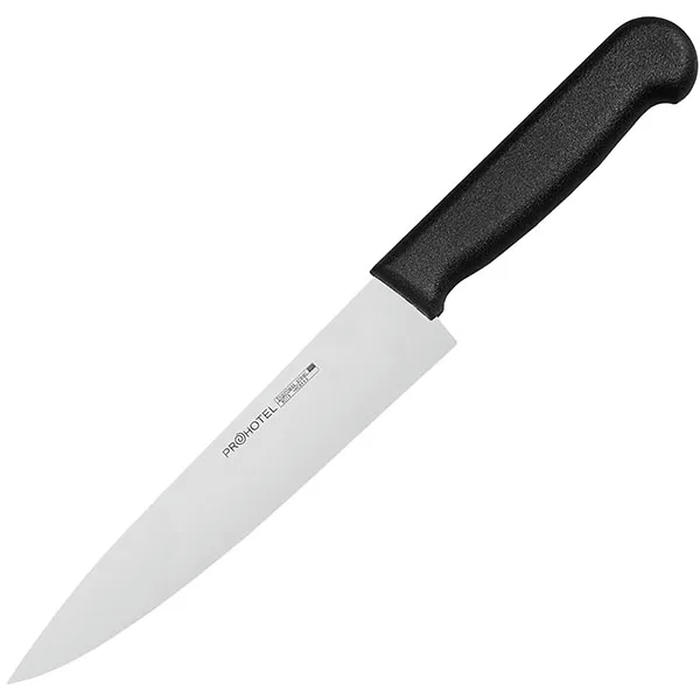 Нож поварской «Проотель» сталь нерж.,пластик ,L=300/175,B=35мм металлич