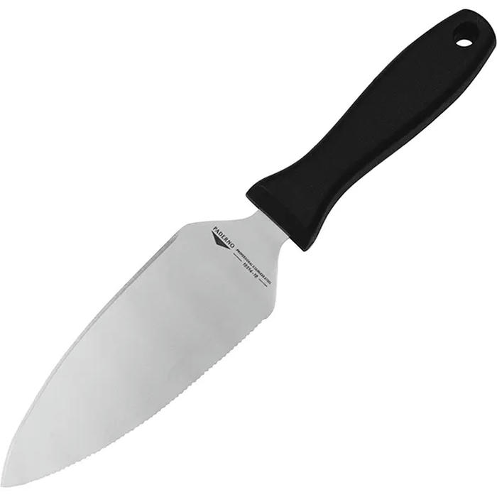 Лопатка-нож д/торта сталь нерж.,пластик ,L=307/180,B=60мм металлич.,черный