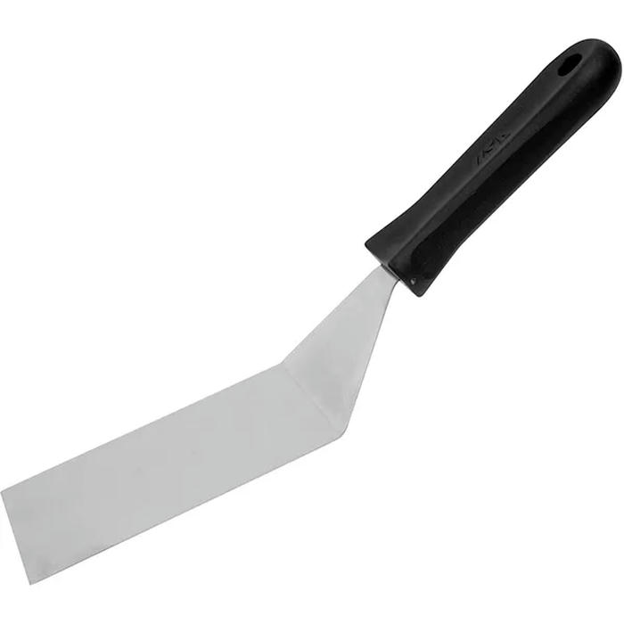 Лопатка кухонная пластик,сталь нерж. ,L=325/140,B=75мм черный,металлич
