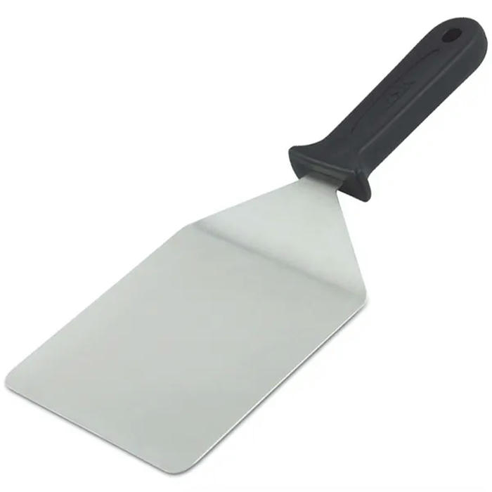 Лопатка для пиццы пластик,сталь нерж. ,L=32/13,B=14см черный,металлич