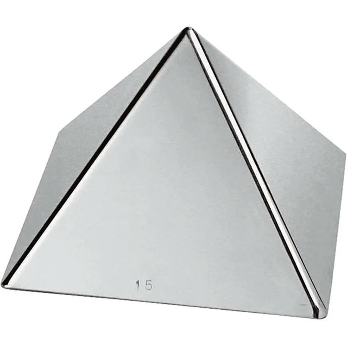 Форма кондитерская «Пирамида» сталь нерж. ,H=14,5,L=17,B=17см металлич