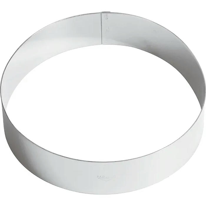 Кольцо кондитерское сталь нерж. D=200,H=45мм металлич. арт. 04140150