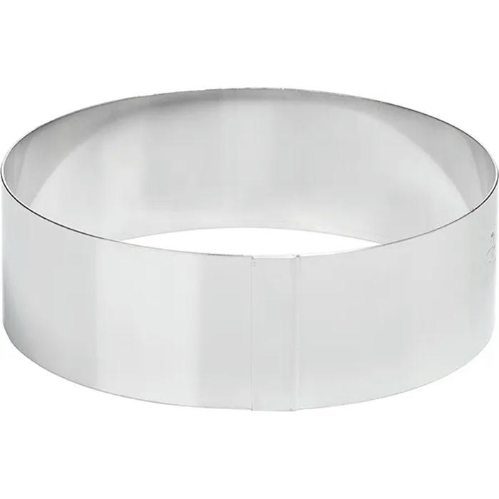 Кольцо кондитерское сталь нерж. D=120,H=45мм металлич