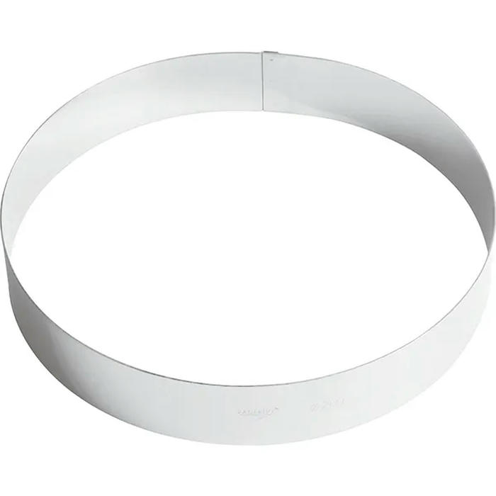 Кольцо кондитерское сталь нерж. D=260,H=45мм металлич