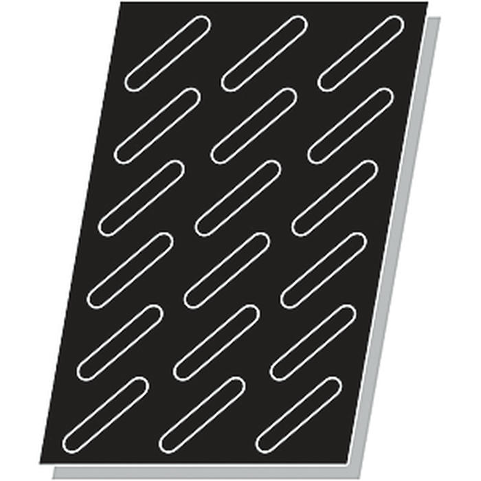 Форма кондитерская «Эклер» 125*25мм[18шт] силикон ,L=55,B=35см черный