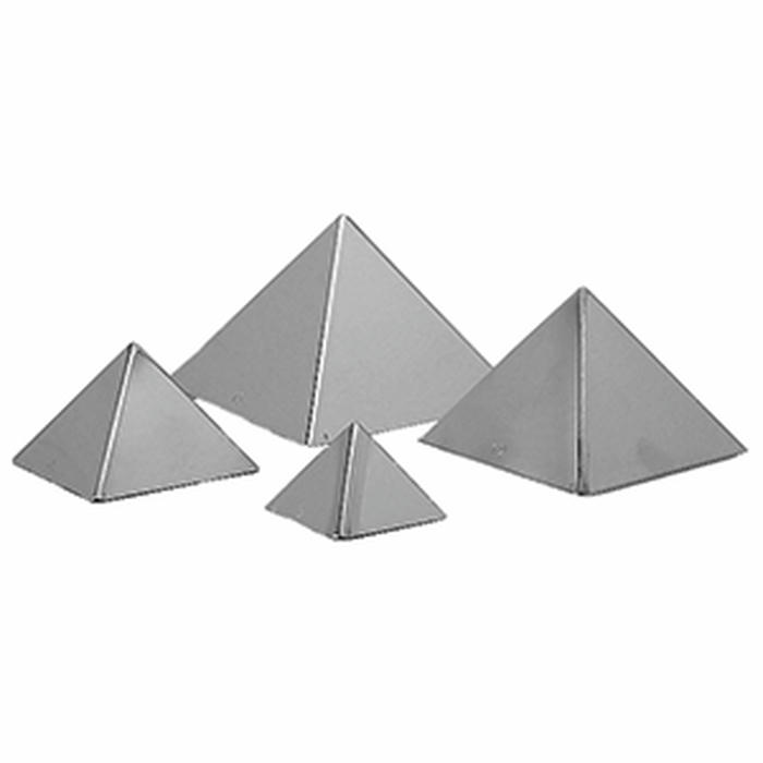 Форма кондитерская «Пирамида»[6шт] сталь нерж. D=6,H=4см